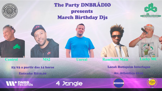 THE PARTY  DNBRADIO PRESENTS - MARCH BIRTHDAY DJ´S